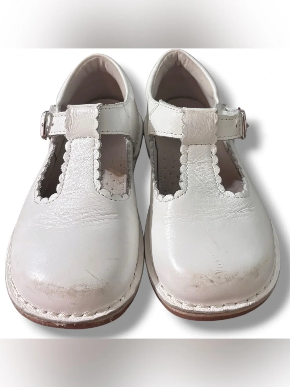 L’Amour Scalloped T-Strap Mary Jane Shoes size 12